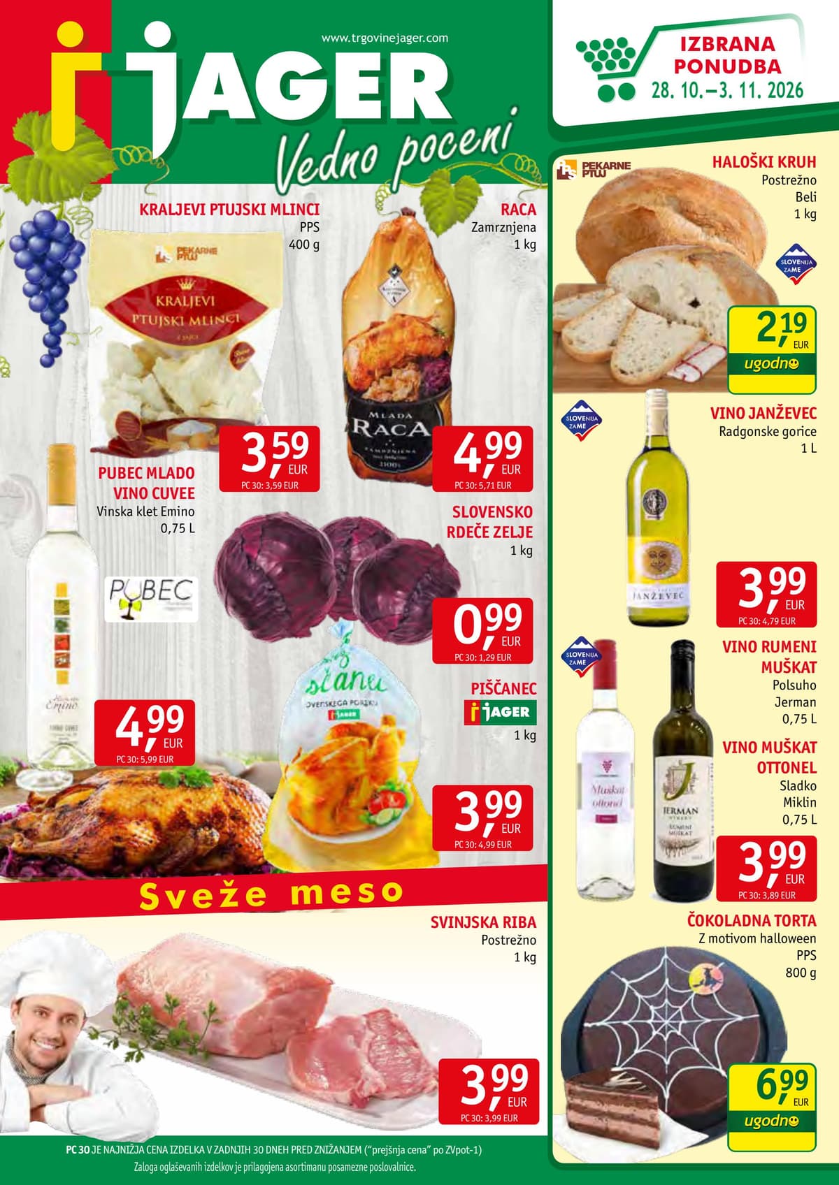 Jager katalog od 28.10.2026. - Živila
