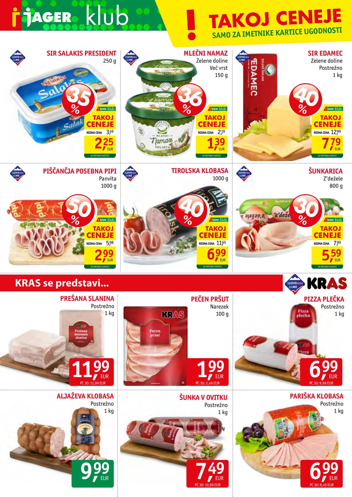 Stran 4. Jager kataloga - Živila od 28.10.2026.