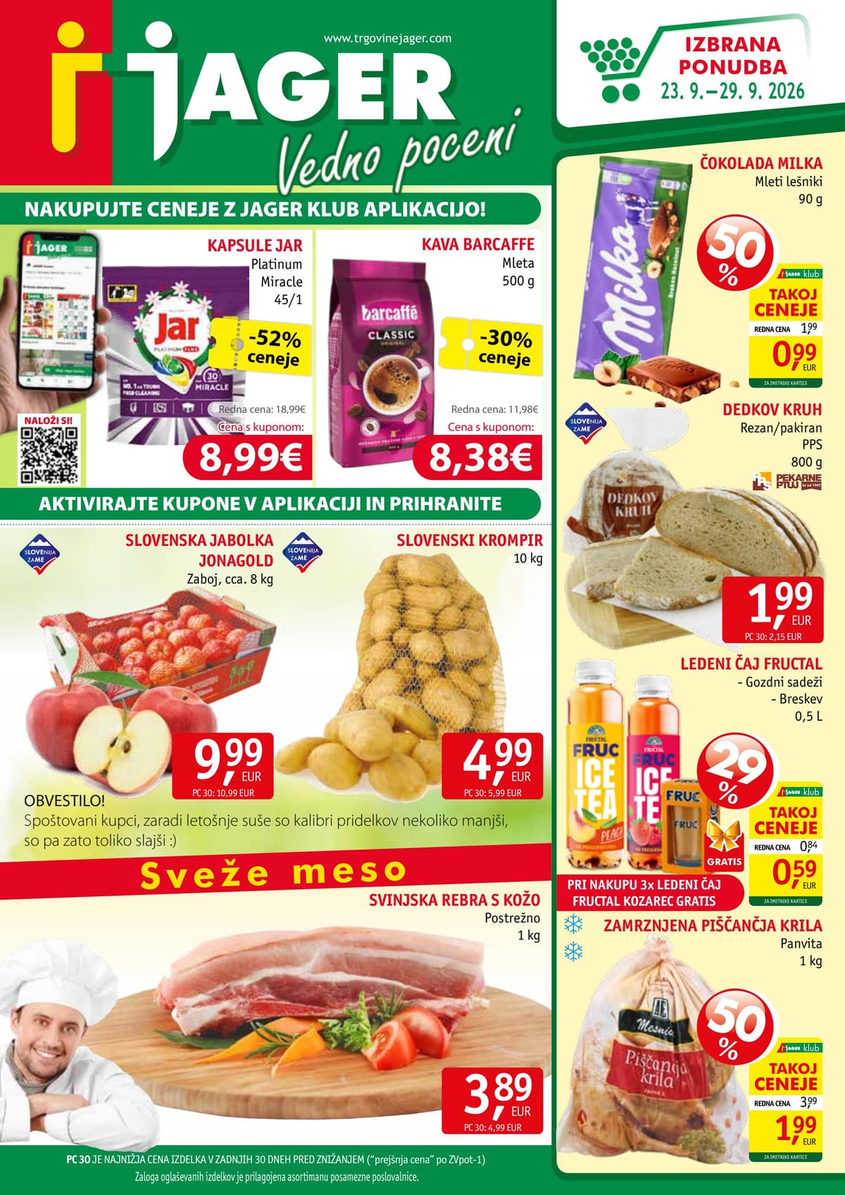 Jager katalog od 09/23/2029 - Živila