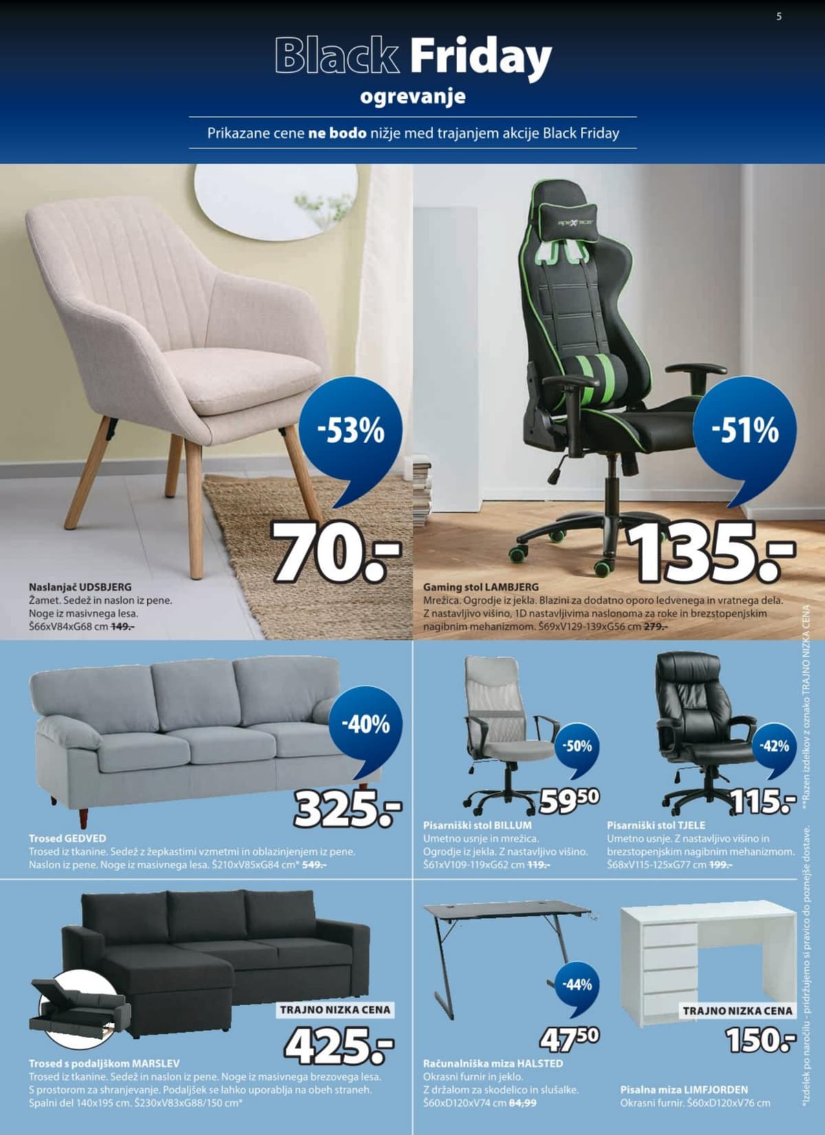 Stran 5. Jysk kataloga - Black Friday od 03.03.2026.