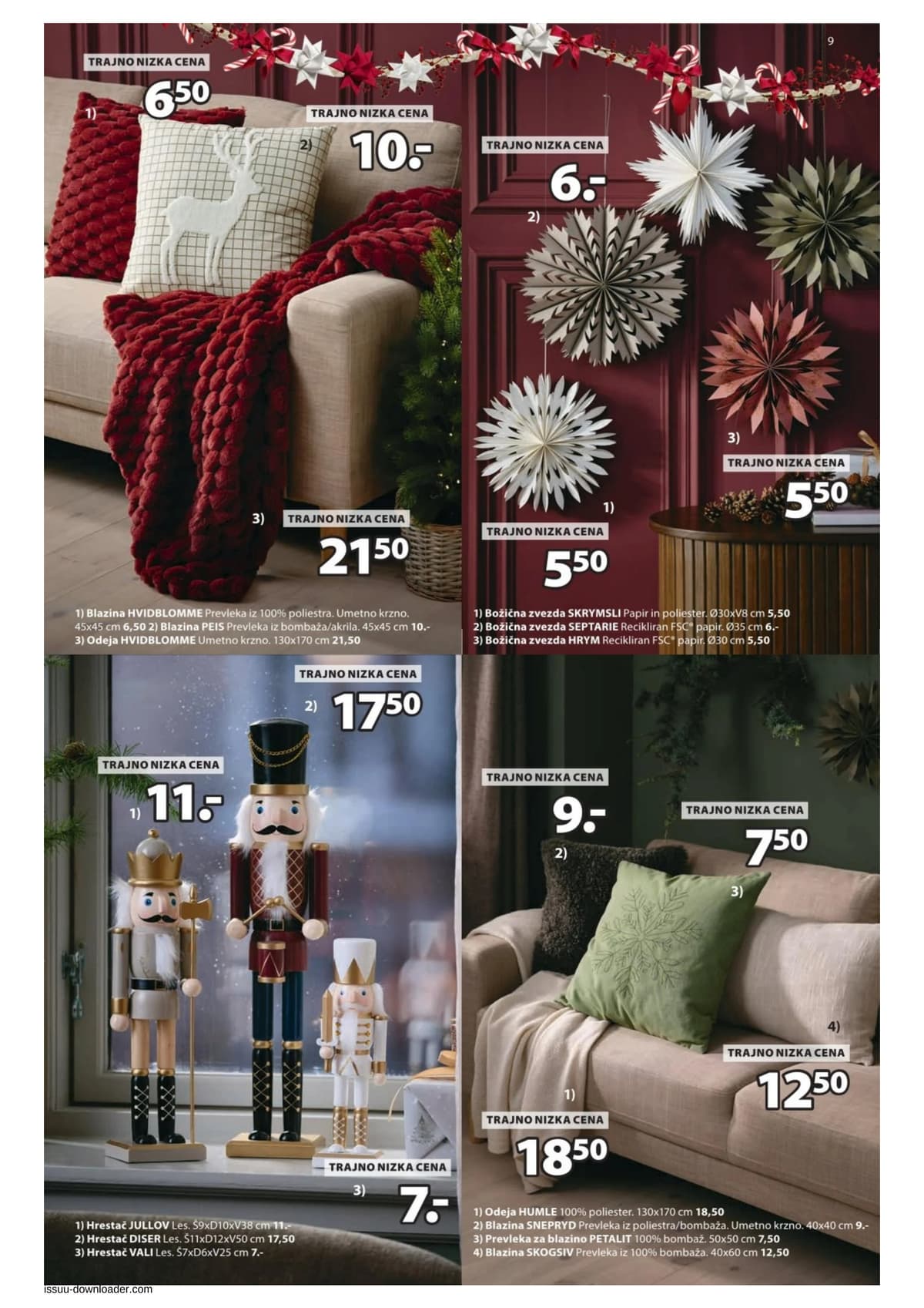Stran 9. Jysk kataloga - Božična ponudba od 02.03.2026.