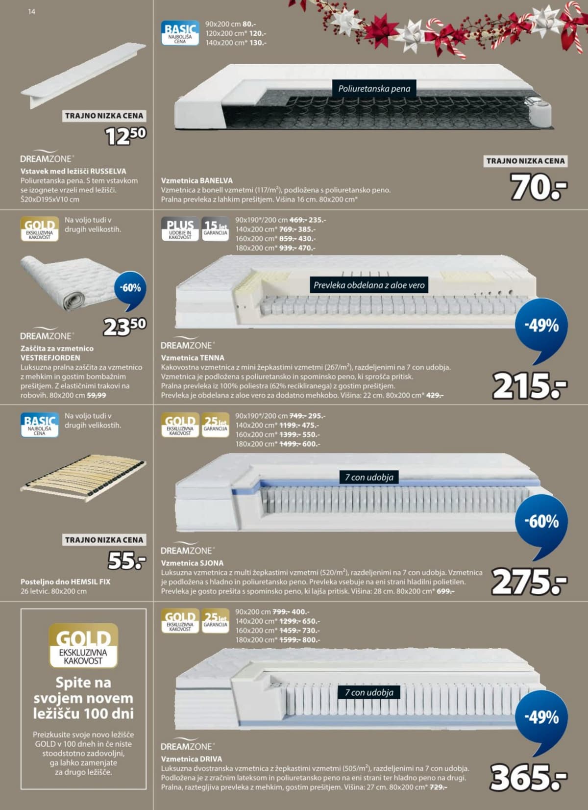 Stran 14. Jysk kataloga - Odlična Božična ponudba od 02.03.2026.