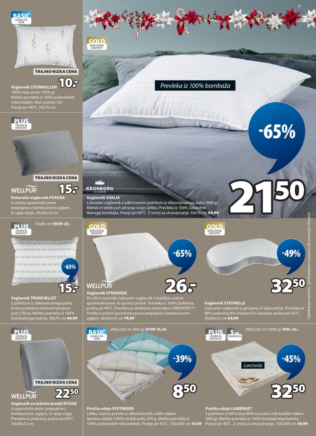Stran 17. Jysk kataloga - Odlična Božična ponudba od 02.03.2026.