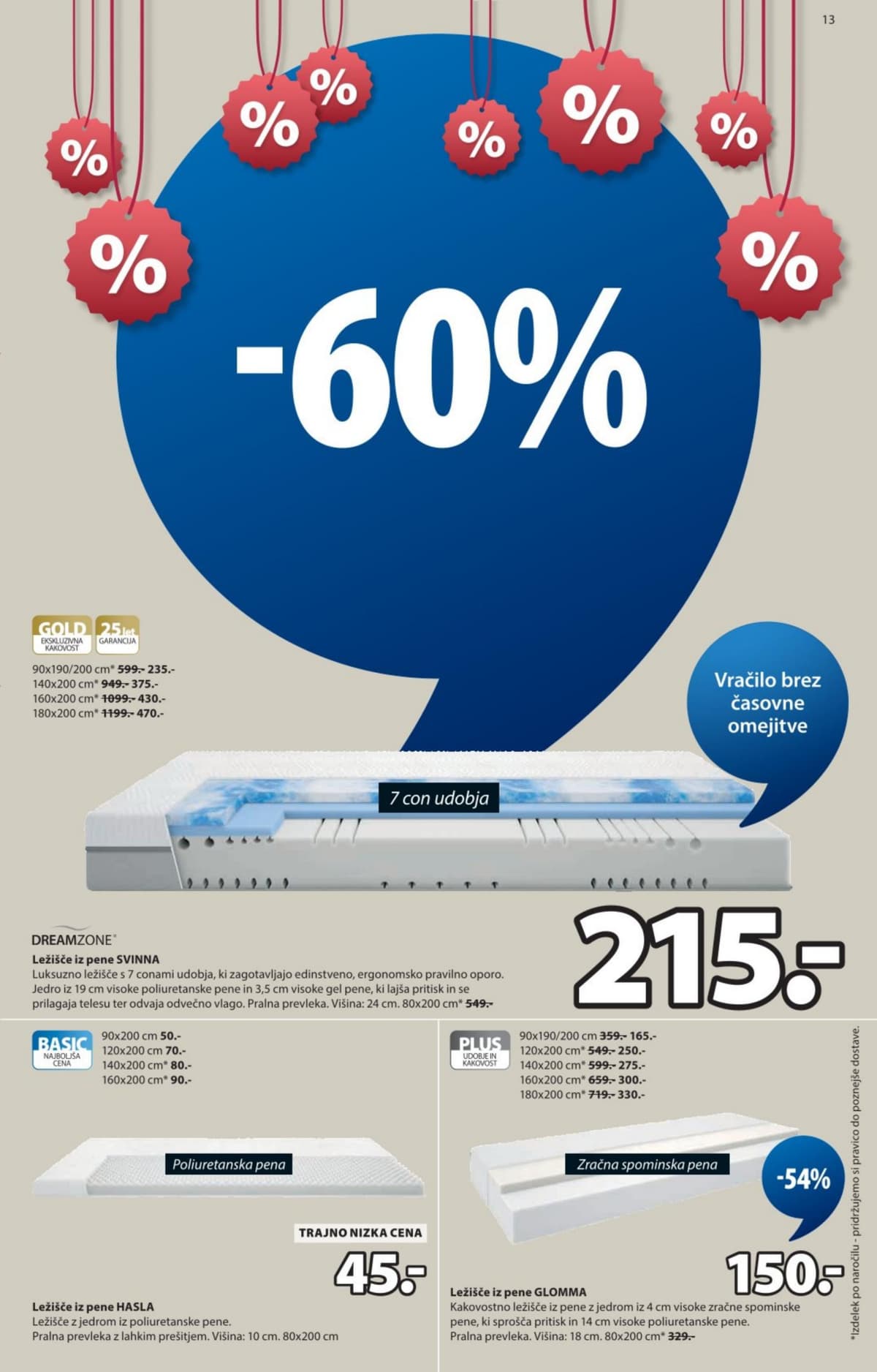 Stran 13. Jysk kataloga - Sezonsko znižanje