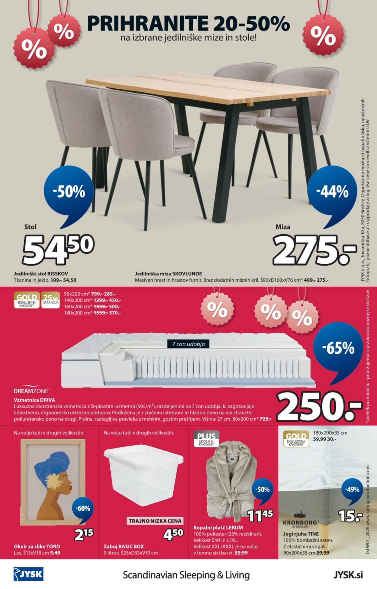 Stran 16. Jysk kataloga - Sezonsko znižanje od 02.03.2026.