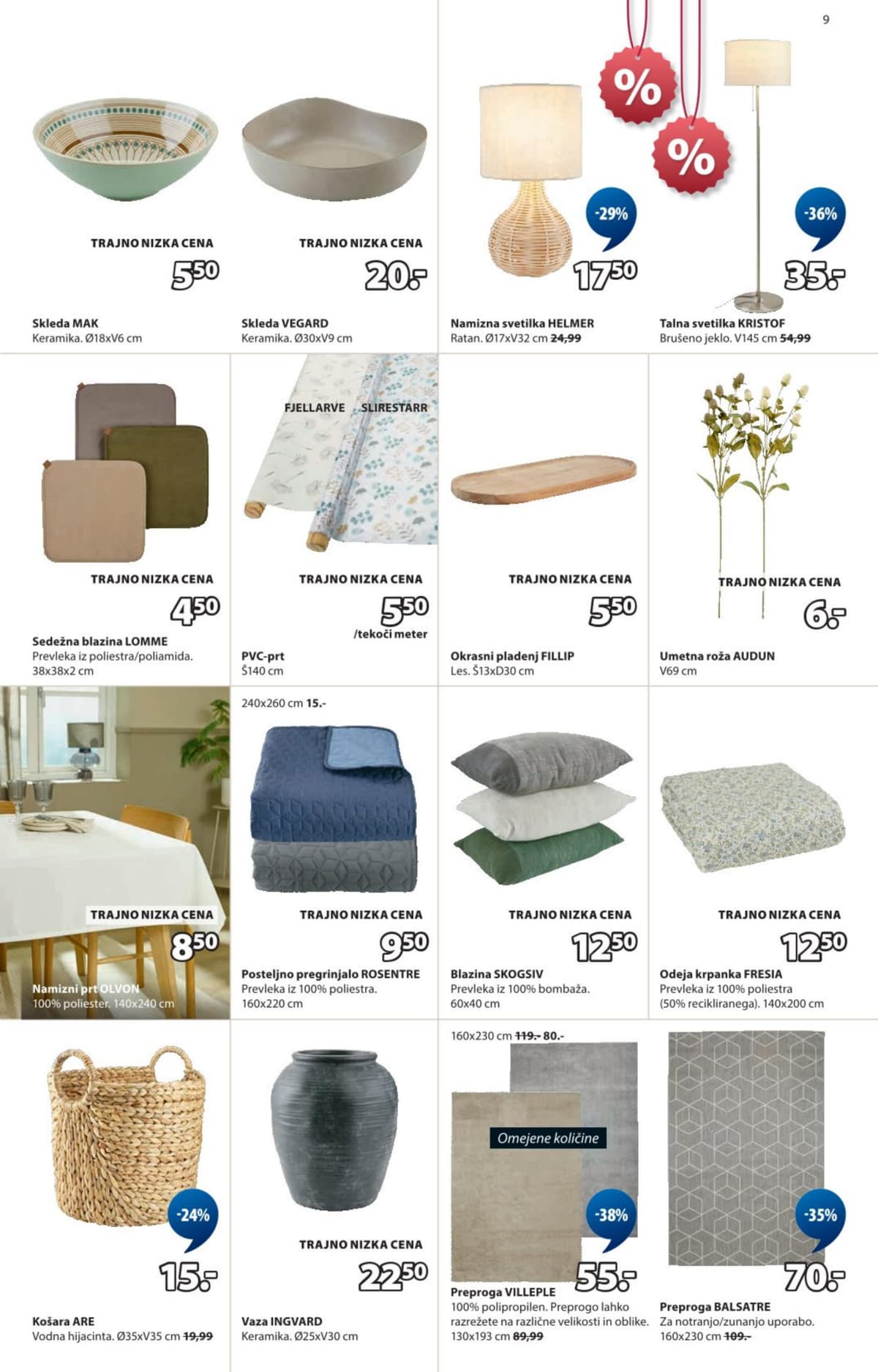 Stran 9. Jysk kataloga - Sezonsko znižanje od 02.03.2026.