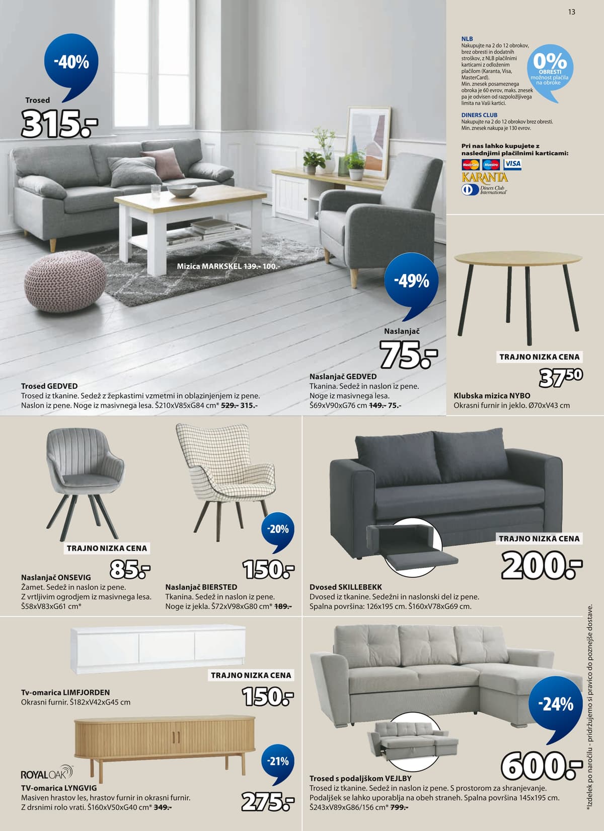 Stran 14. Jysk kataloga - Akcijska Ponudba