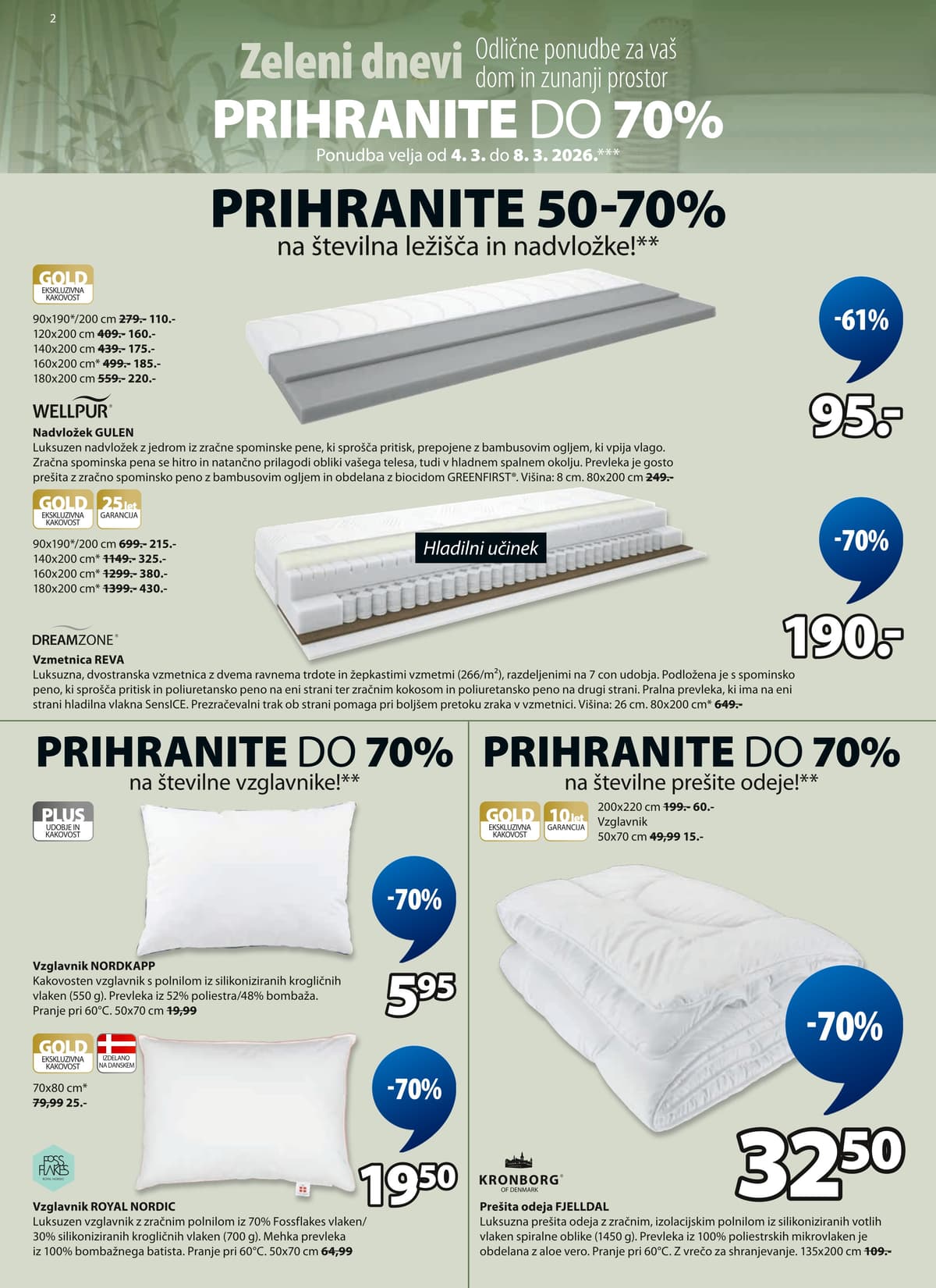 Stran 3. Jysk kataloga - Akcijska Ponudba od 15.03.2026.