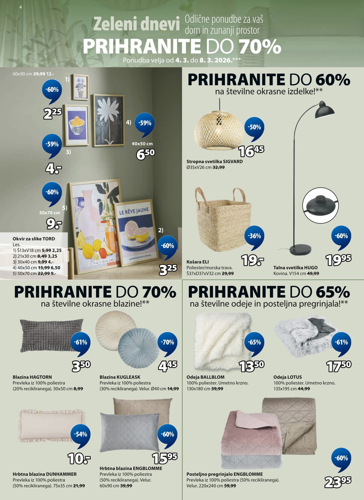 Stran 5. Jysk kataloga - Akcijska Ponudba od 15.03.2026.