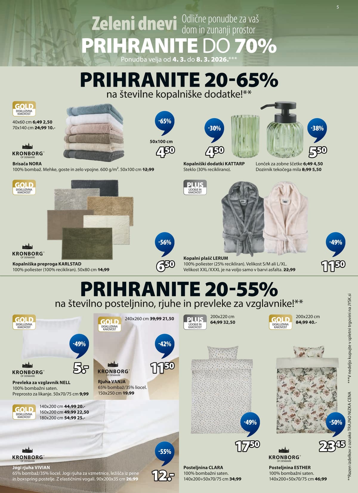 Stran 6. Jysk kataloga - Akcijska Ponudba od 15.03.2026.