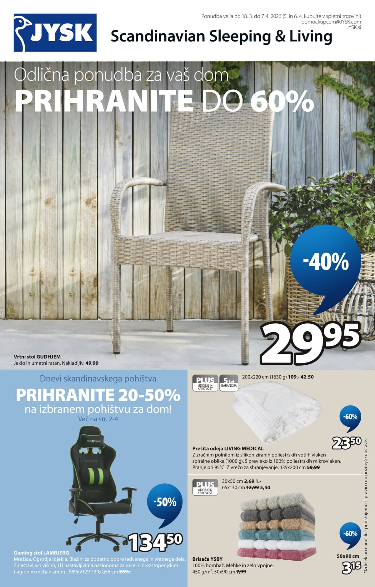 Stran 2. Jysk kataloga - Akcijska Ponudba od 20.03.2026.