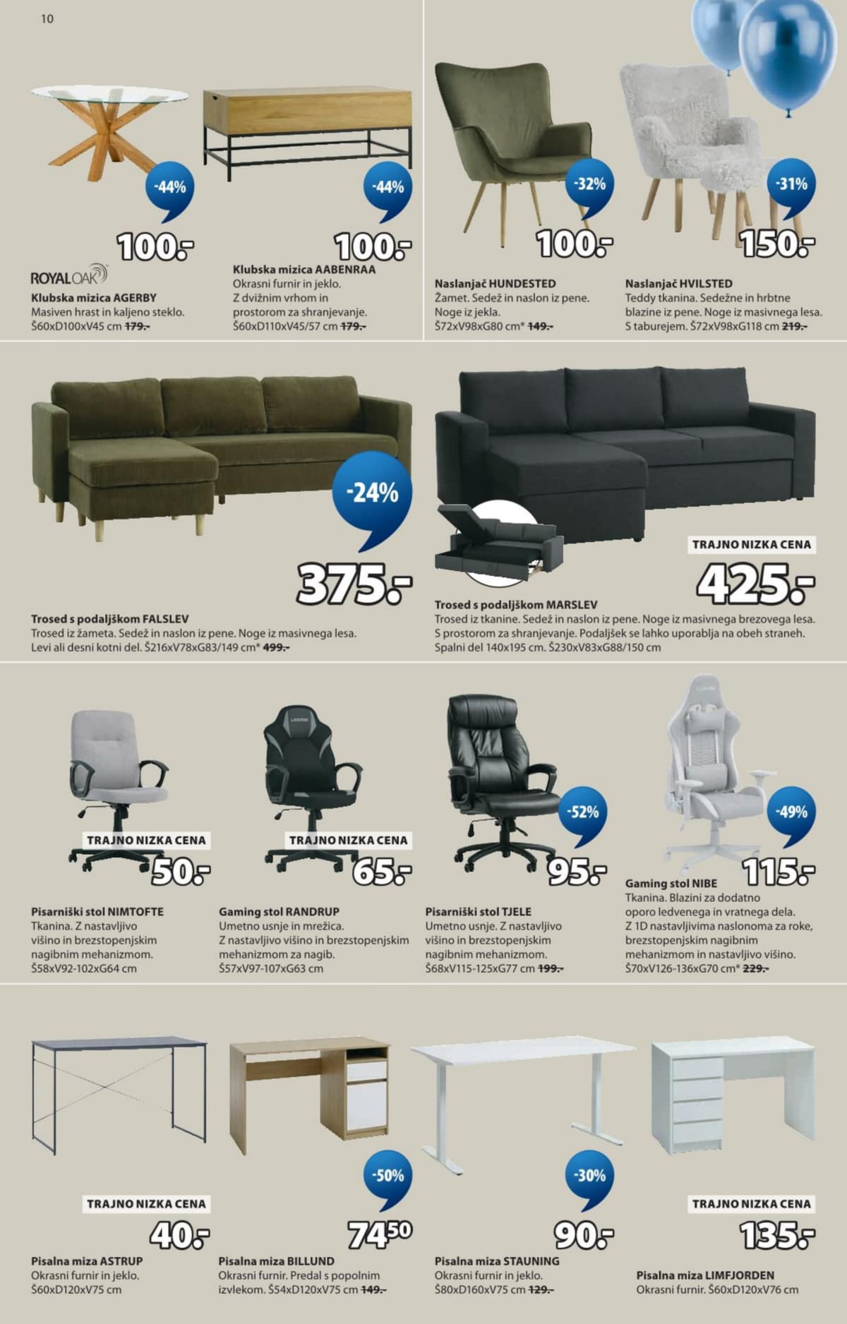 Stran 10. Jysk kataloga - Prihranite do -60% od 14.04.2026.