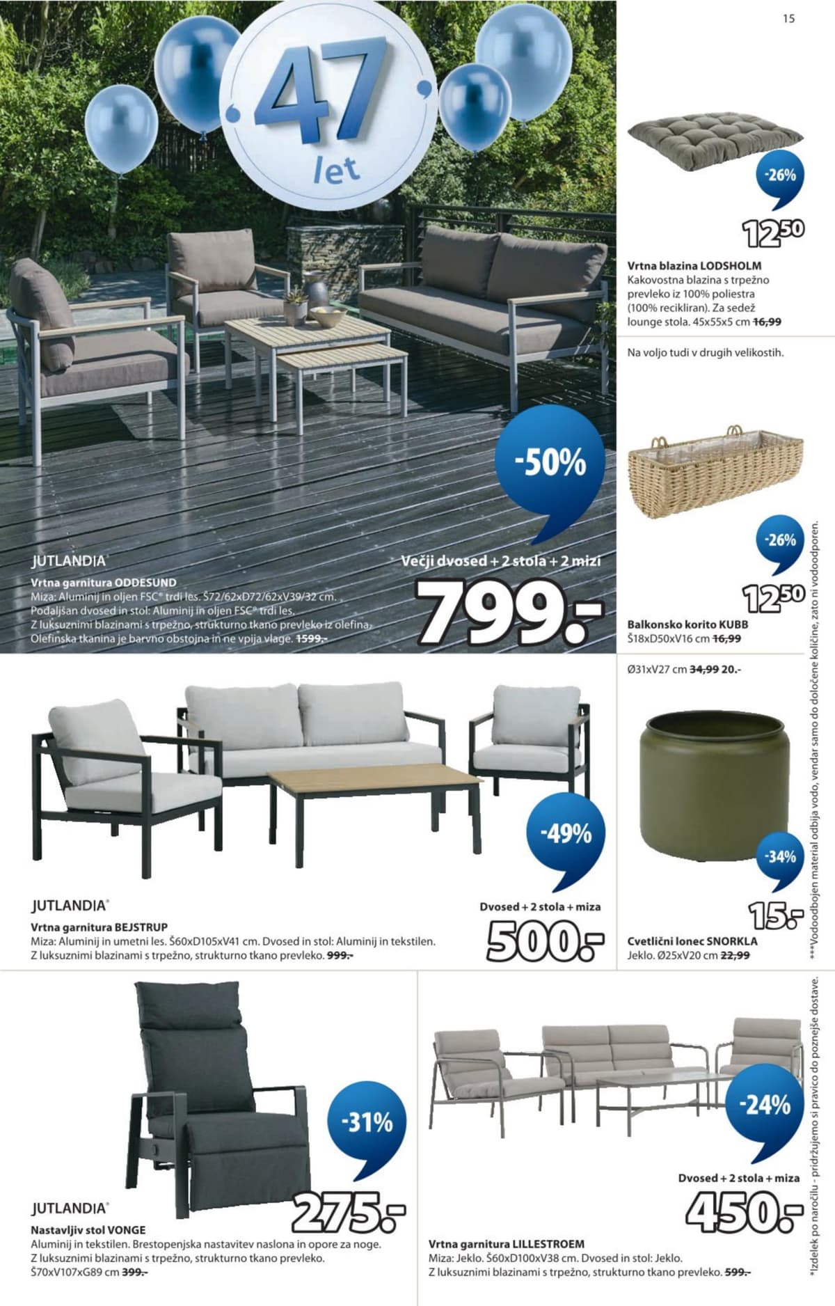 Stran 15. Jysk kataloga - Prihranite do -60% od 14.04.2026.