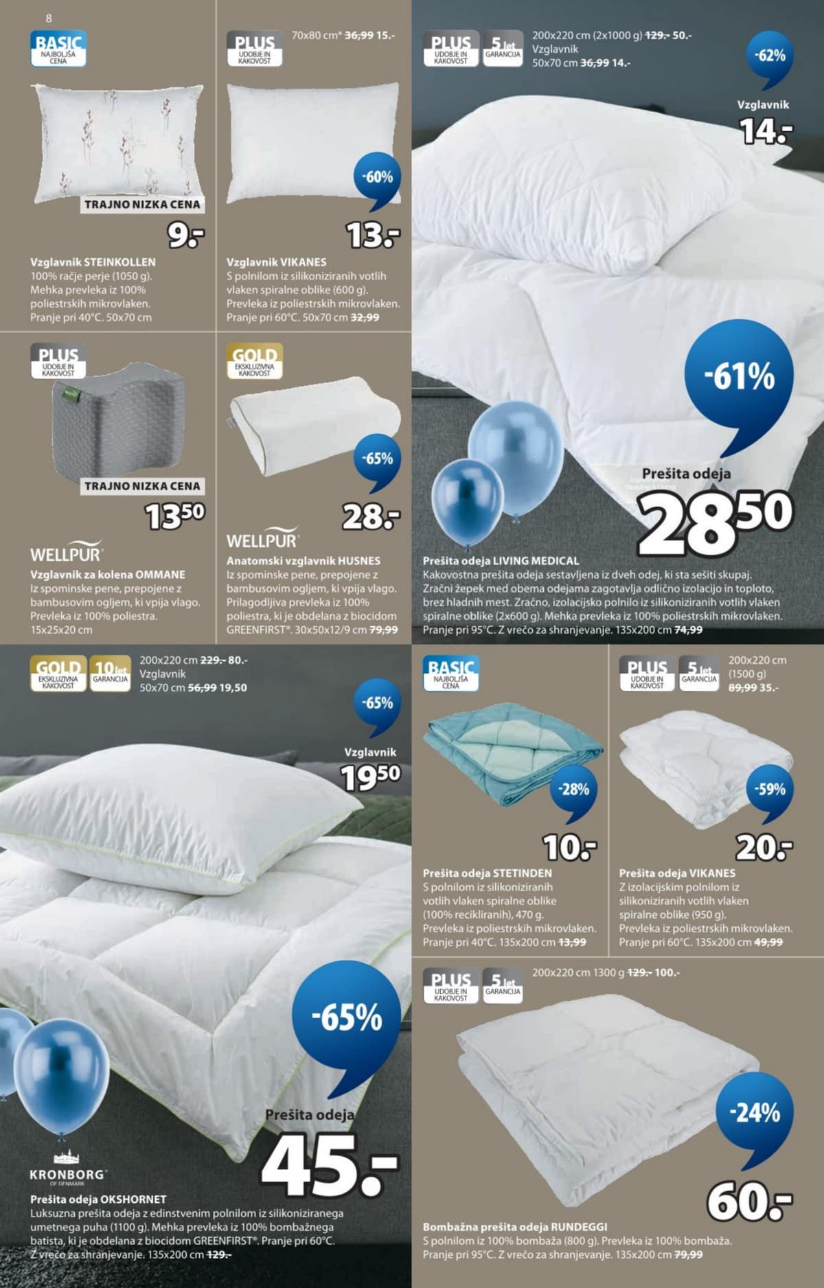 Stran 8. Jysk kataloga - Prihranite do -60% od 14.04.2026.