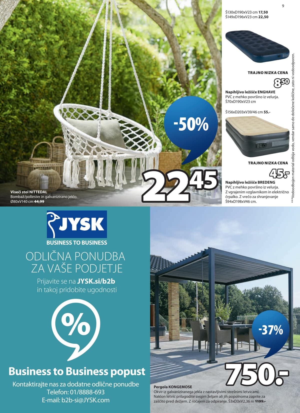 Stran 10. Jysk kataloga - Sezonsko Znižanje od 03.06.2026.