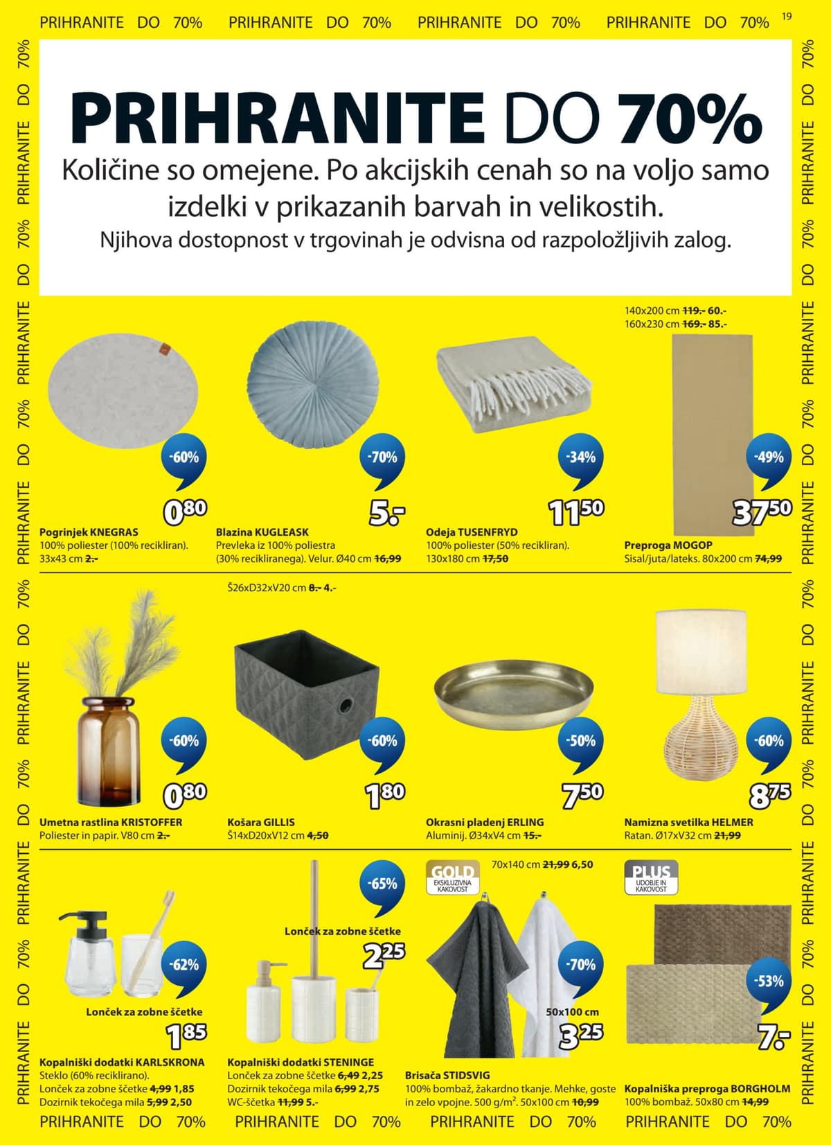 Stran 20. Jysk kataloga - Sezonsko Znižanje od 03.06.2026.