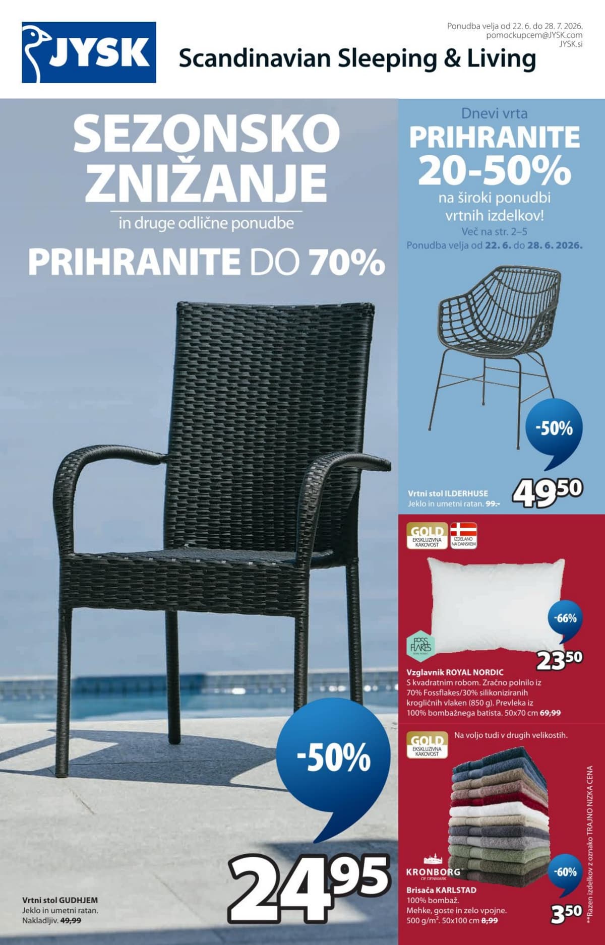 Sezonsko znižanje do 70%