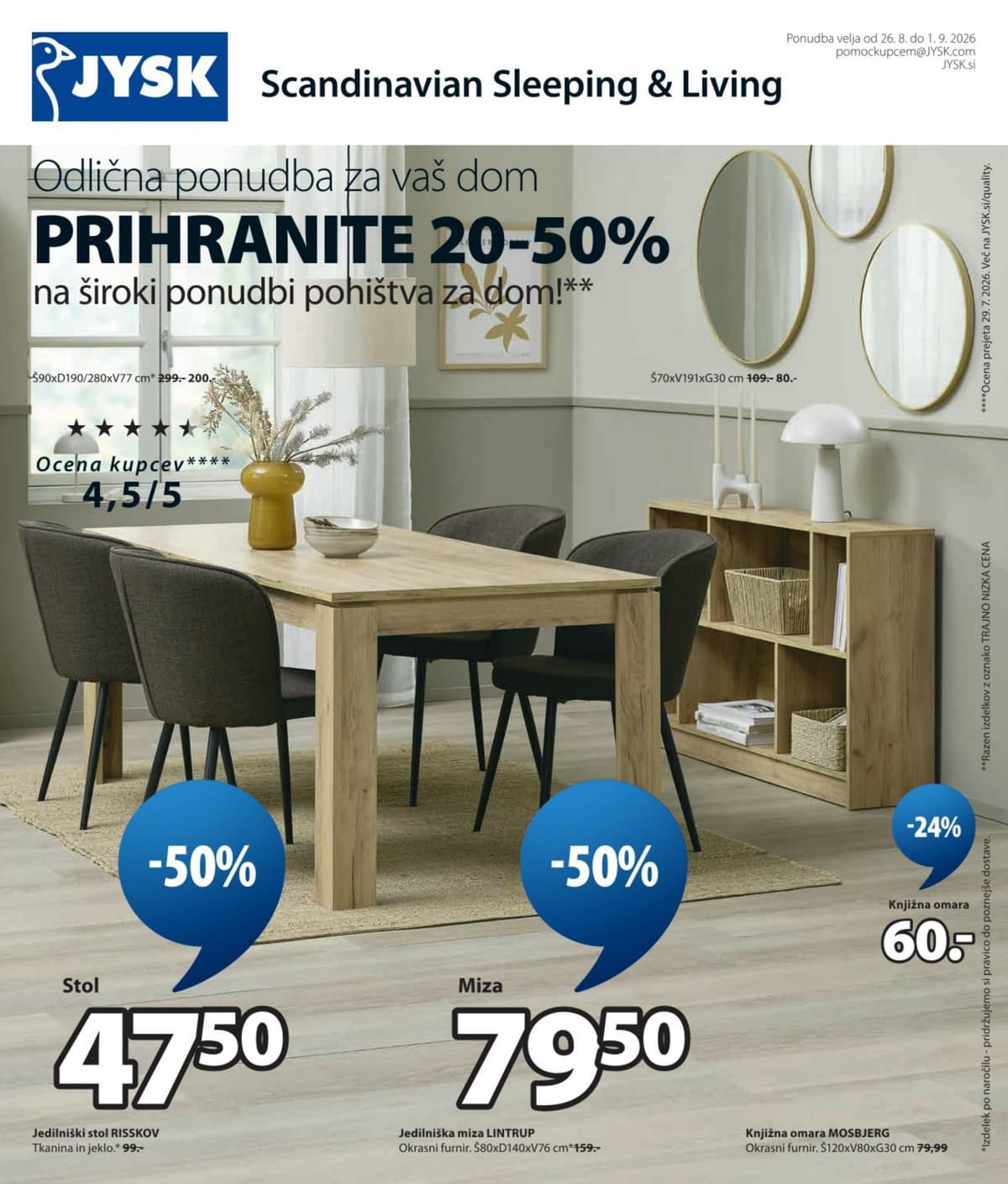 Jysk katalog od 08/26/2026 - Akcijska Ponudba
