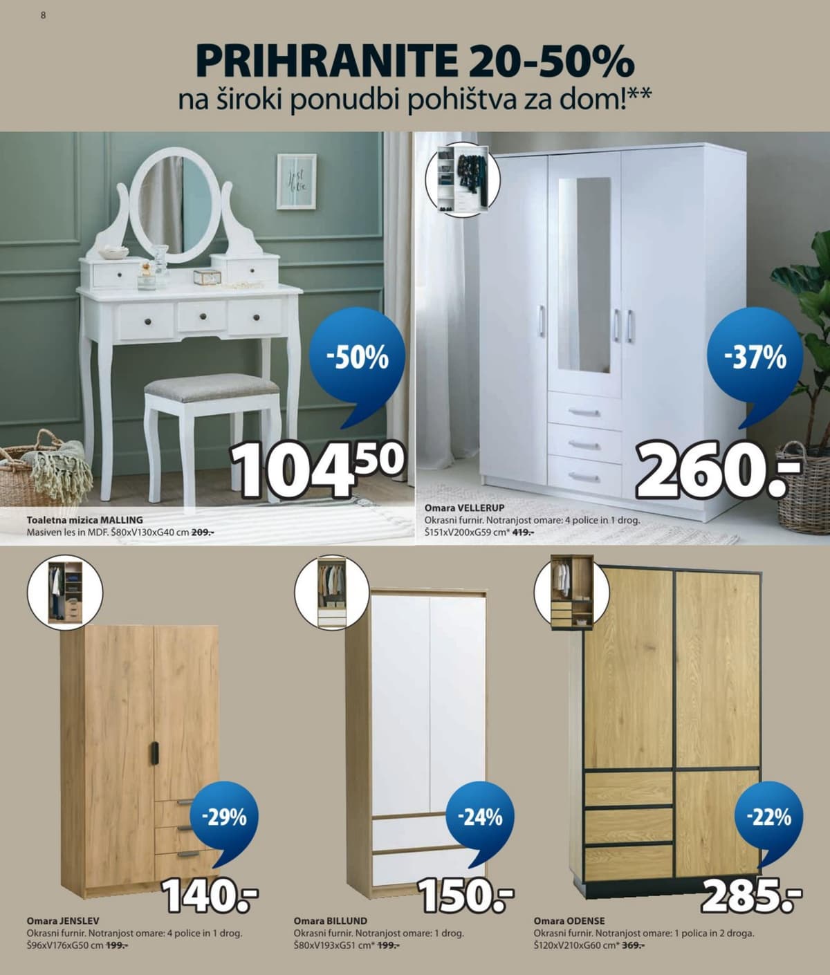 Stran 8. Jysk kataloga - Akcijska Ponudba od 26.08.2026.