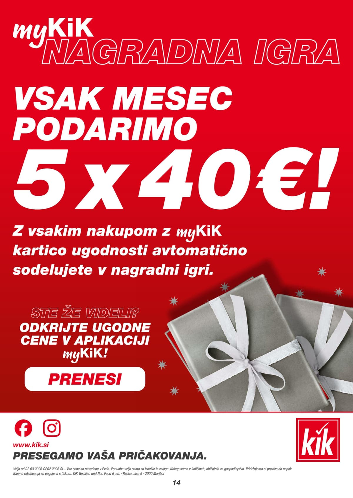 Stran 14. Kik kataloga - Velika Noč 2026 od 28.02.2026.