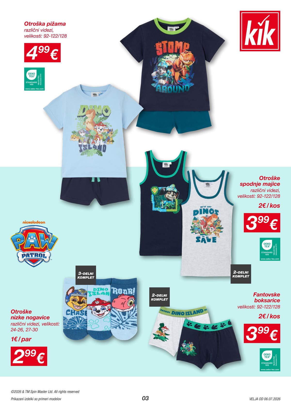 Stran 3. Kik kataloga - Junij 2026 od 03.07.2026