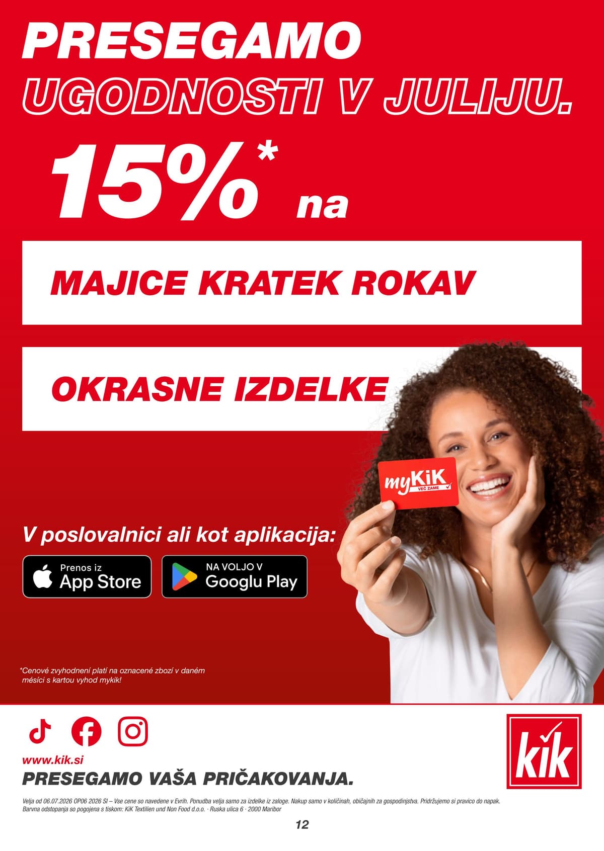 Stran 12. Kik kataloga - Junij 2026 od 03.07.2026