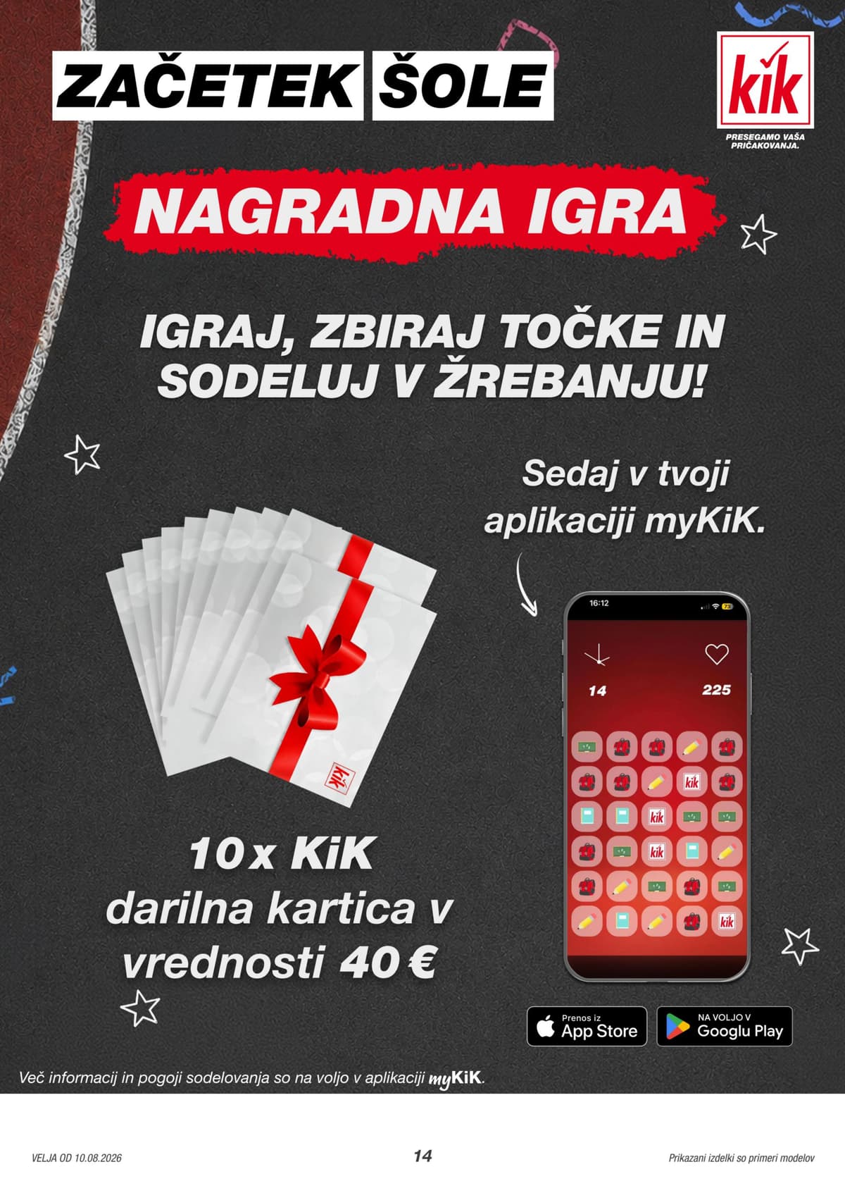 Stran 14. Kik kataloga - Presegamo veselje v šolskih klopeh od 09.08.2026