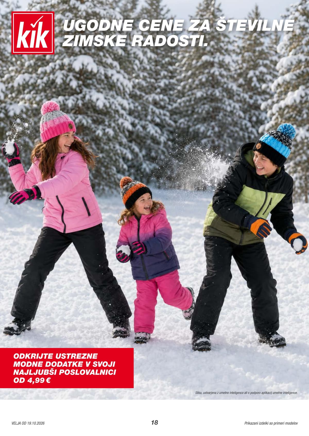 Stran 18. Kik kataloga - Prisegamo božično čarobnost od 17.10.2026.