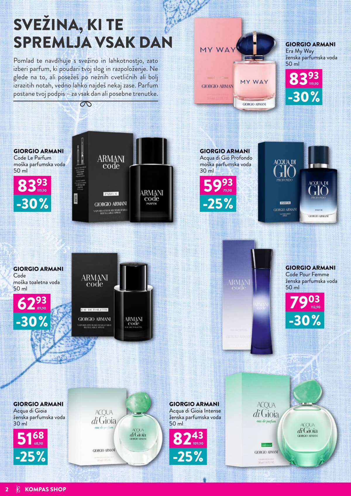 Stran 2. Kompas Shop kataloga - April 2026