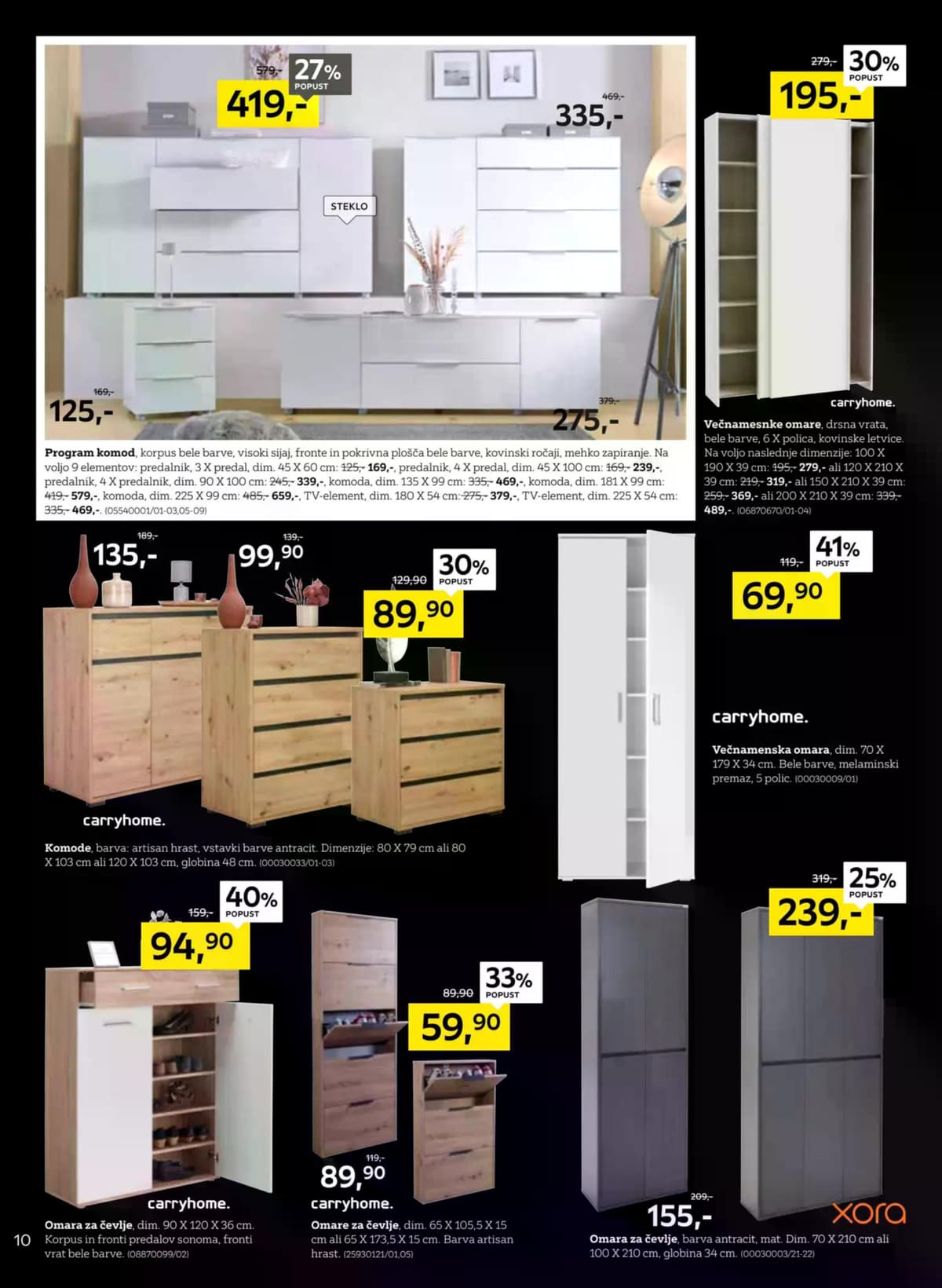 Stran 10. Lesnina kataloga - Črni november od 03.03.2026.