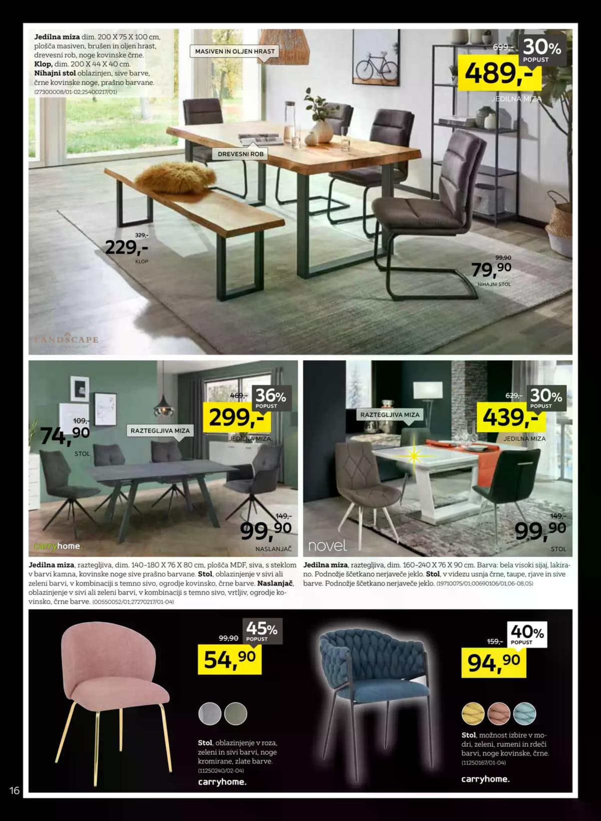 Stran 16. Lesnina kataloga - Črni november od 03.03.2026.