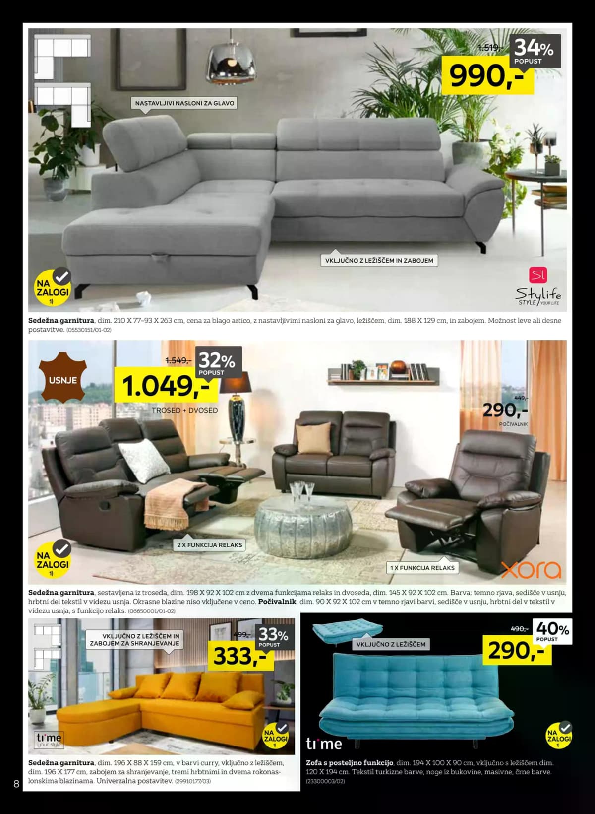 Stran 8. Lesnina kataloga - Črni november od 03.03.2026.