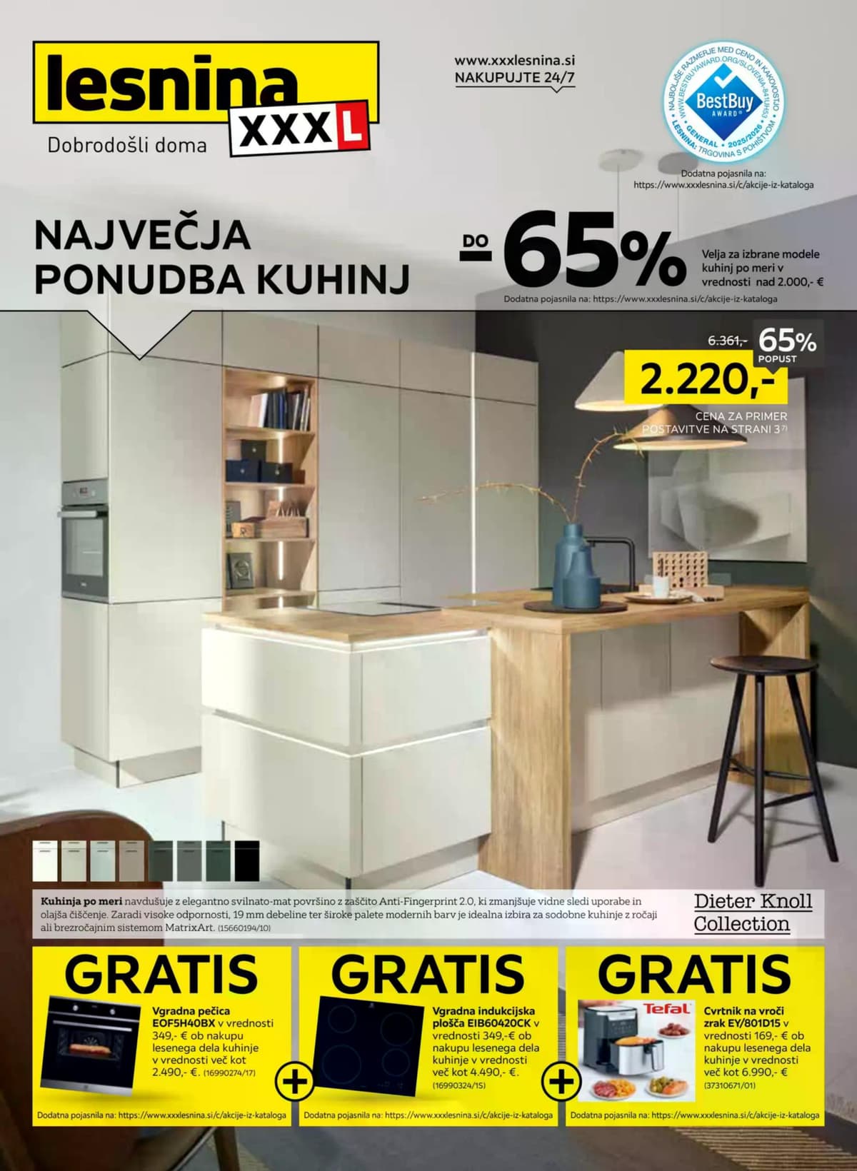 Stran 1. Lesnina kataloga - Največja ponudba kuhinj od 04.03.2026.