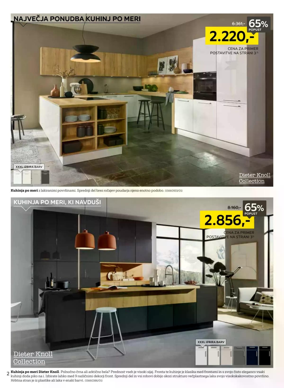 Stran 2. Lesnina kataloga - Največja ponudba kuhinj od 04.03.2026.