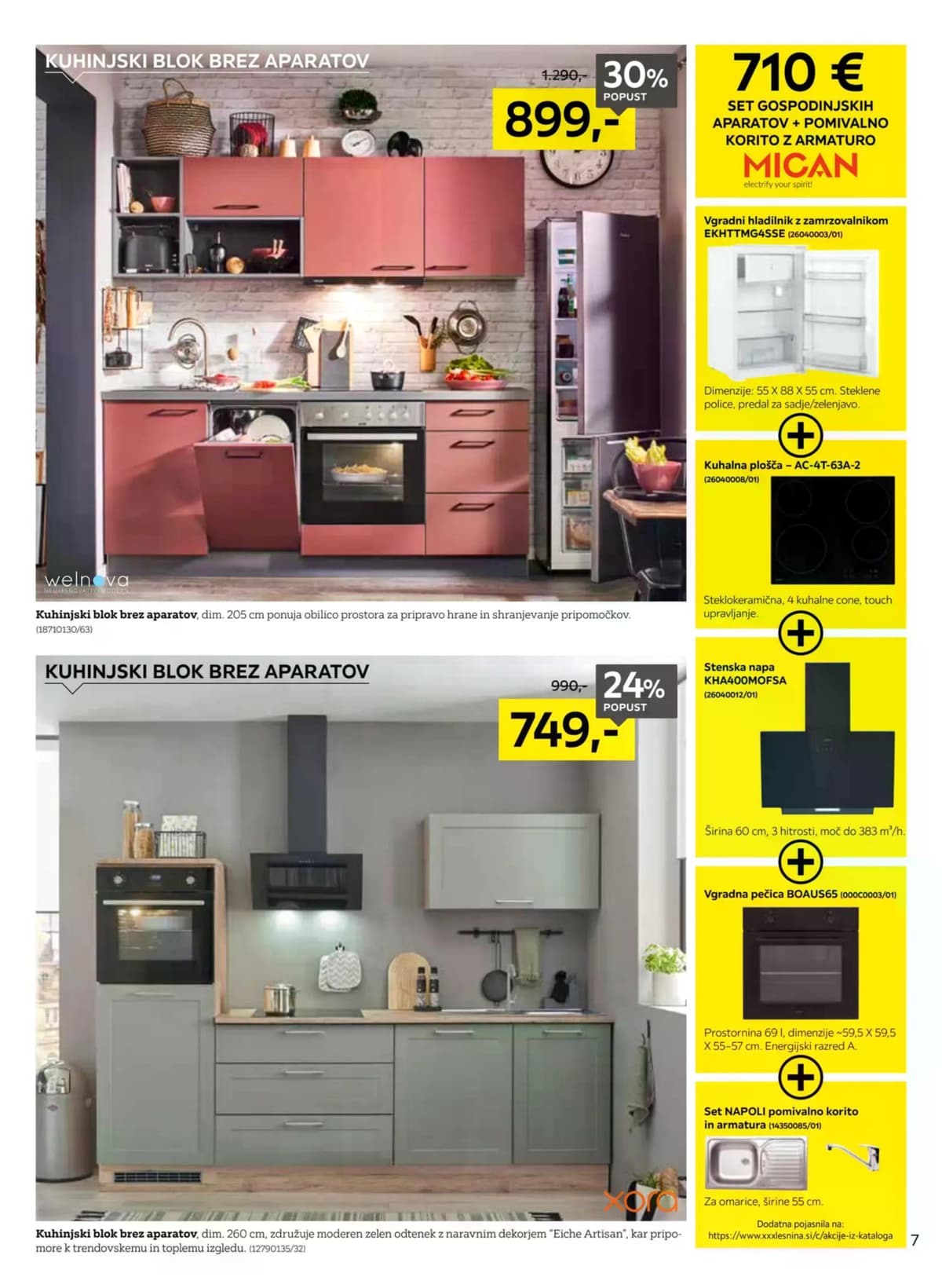 Stran 7. Lesnina kataloga - Največja ponudba kuhinj