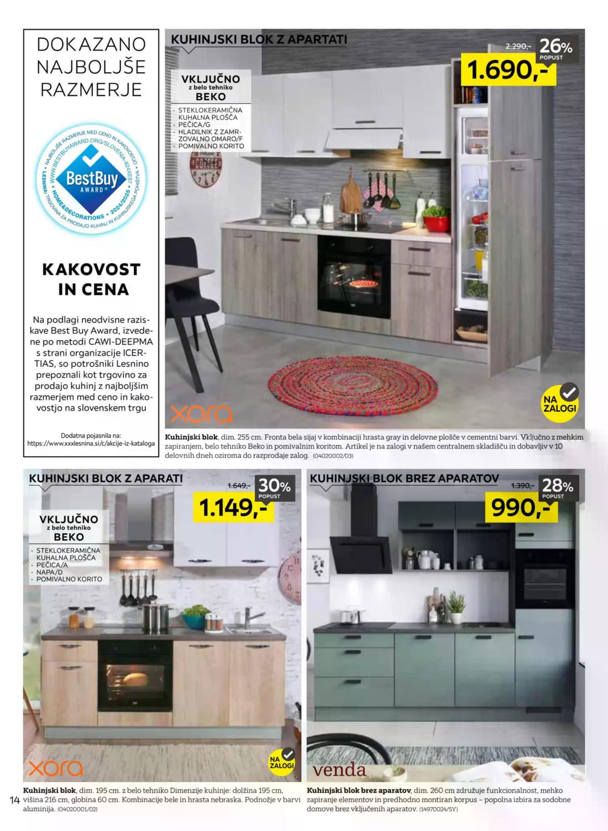 Stran 14. Lesnina kataloga - Novi trendi, ki spremenijo dom od 05.03.2026.