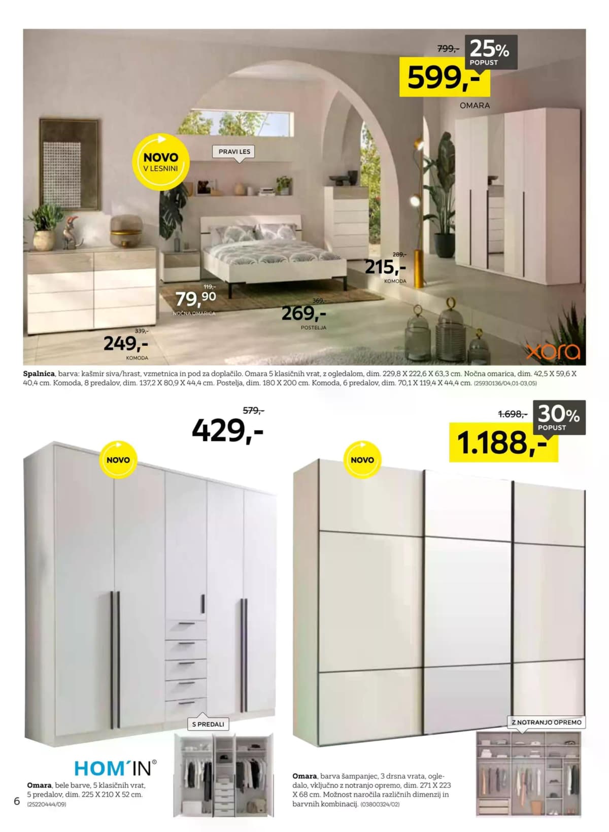 Stran 6. Lesnina kataloga - Novi trendi, ki spremenijo dom od 05.03.2026.