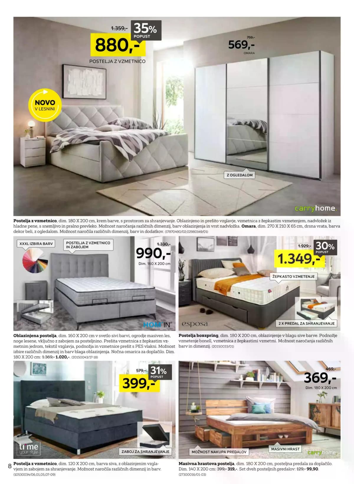 Stran 8. Lesnina kataloga - Novi trendi, ki spremenijo dom od 05.03.2026.