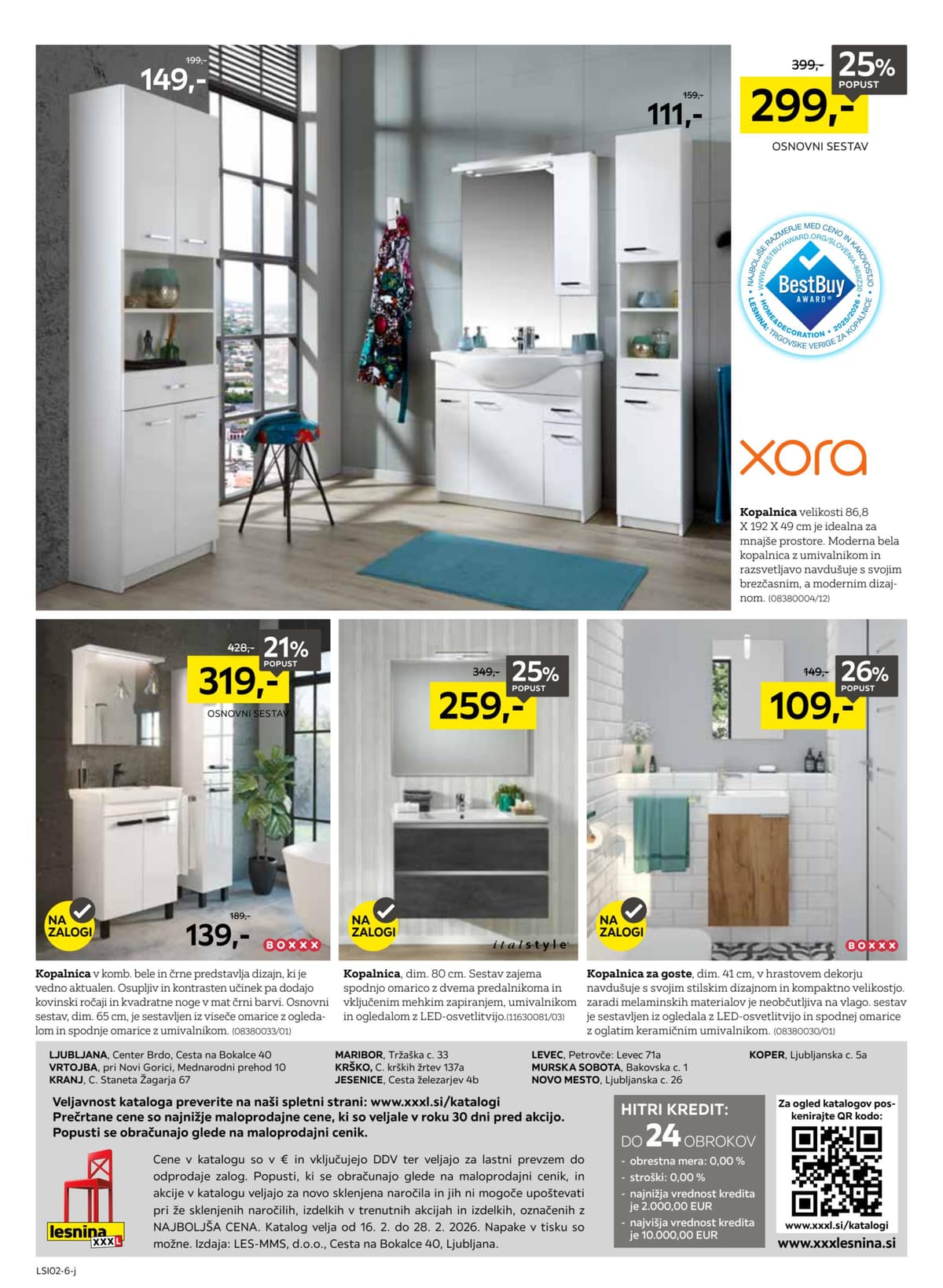 Stran 12. Lesnina kataloga - Kopalnice 2026 od 18.02.2026.