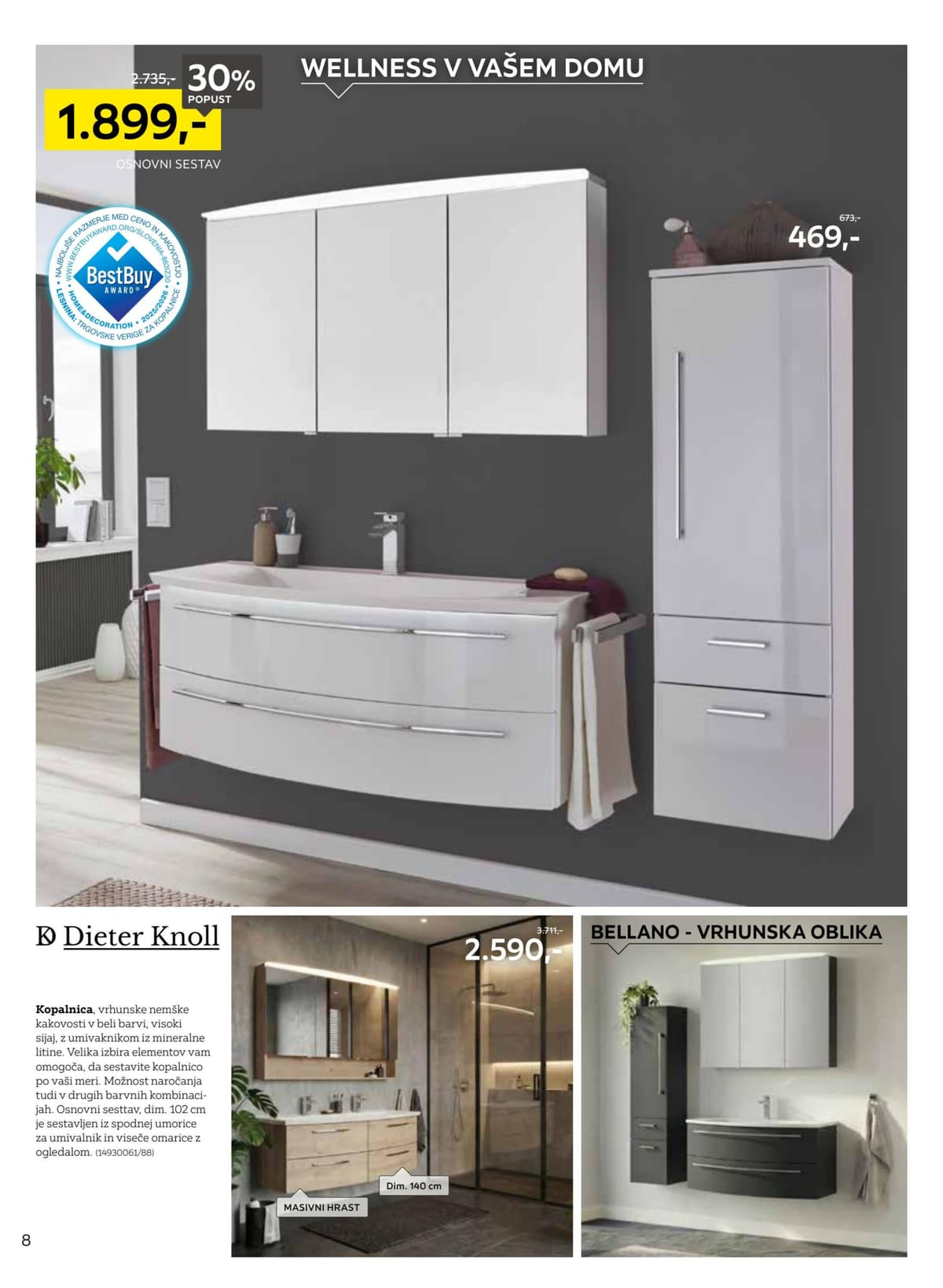 Stran 8. Lesnina kataloga - Kopalnice 2026