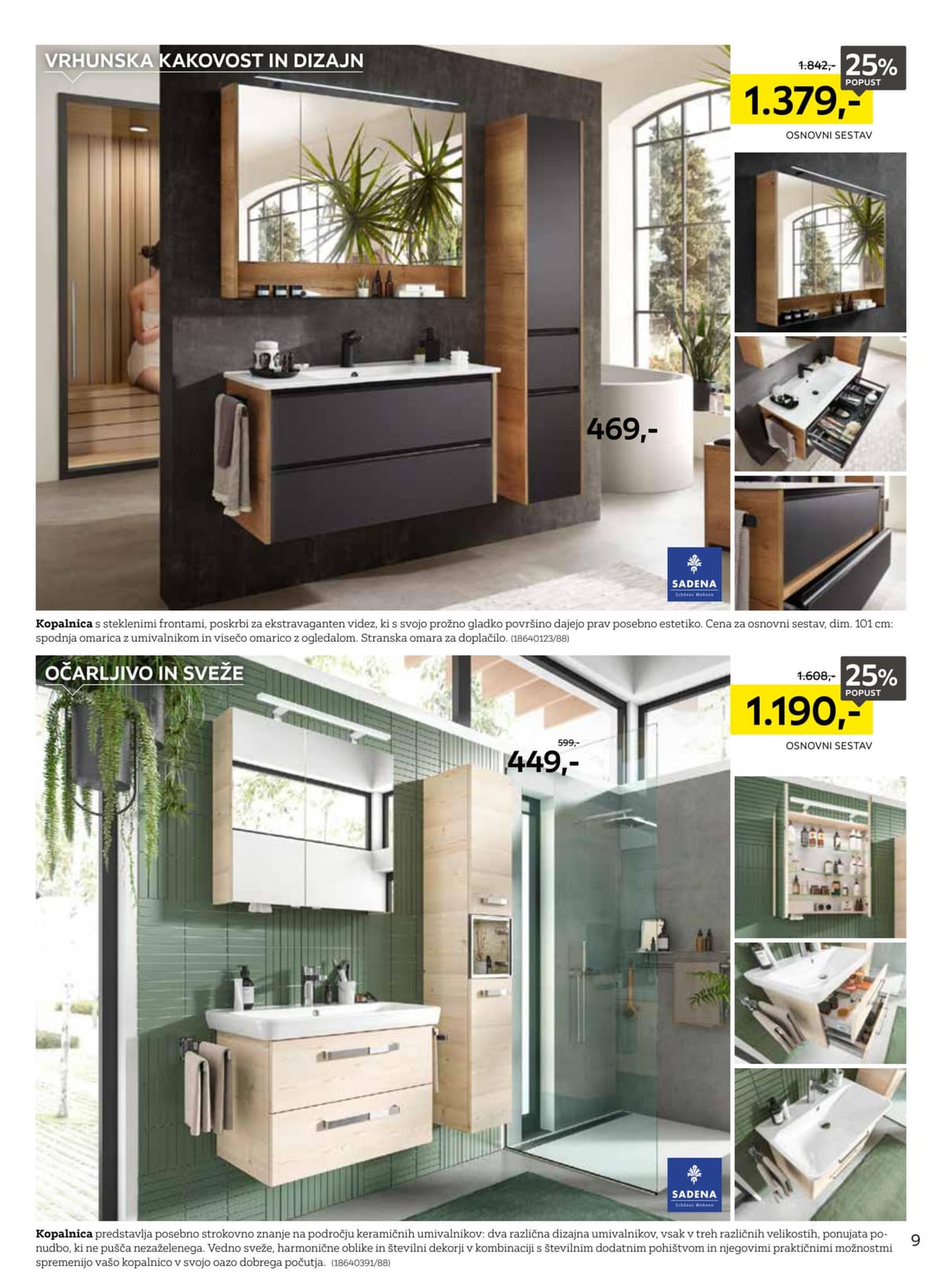 Stran 9. Lesnina kataloga - Kopalnice 2026 od 18.02.2026.