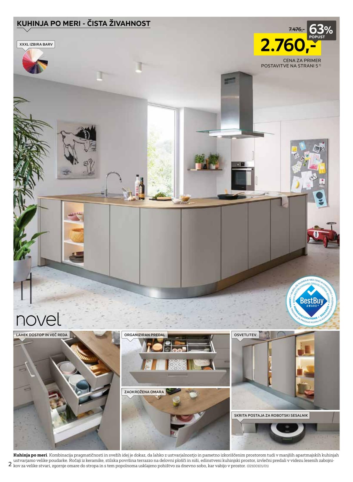 Stran 2. Lesnina kataloga - Največja Ponudba Kuhinj od 17.02.2026.