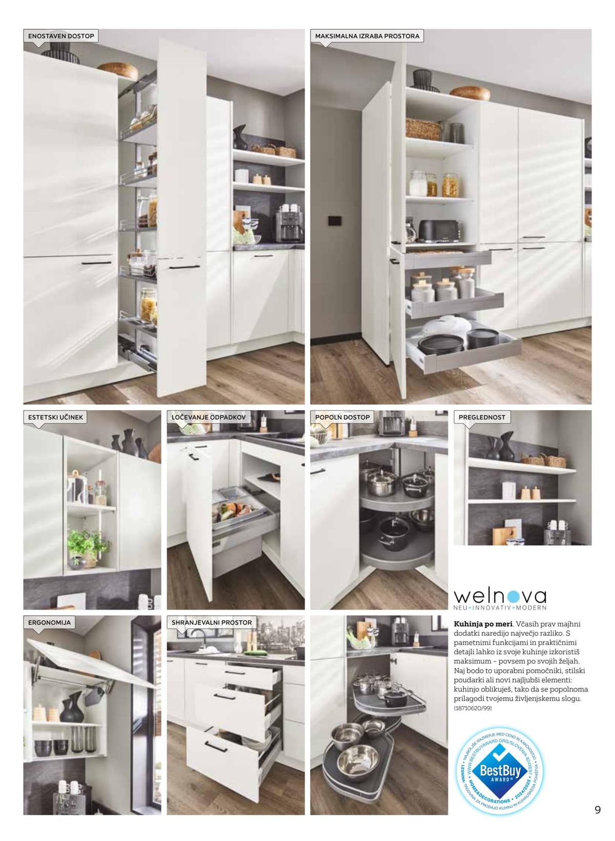 Stran 9. Lesnina kataloga - Največja Ponudba Kuhinj od 17.02.2026.