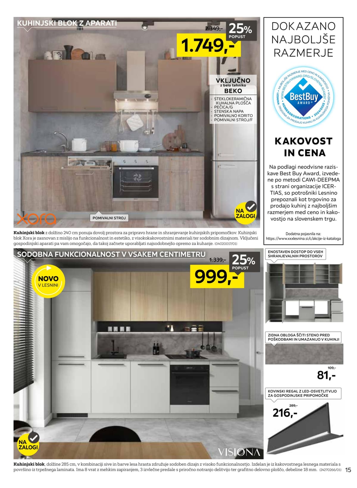 Stran 15. Lesnina kataloga - Sveži Trendi Za Sodoben Dom od 18.02.2026.