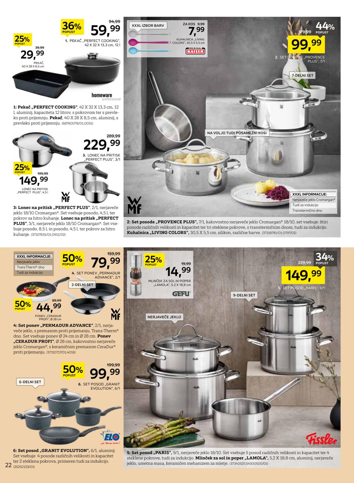 Stran 22. Lesnina kataloga - Sveži Trendi Za Sodoben Dom