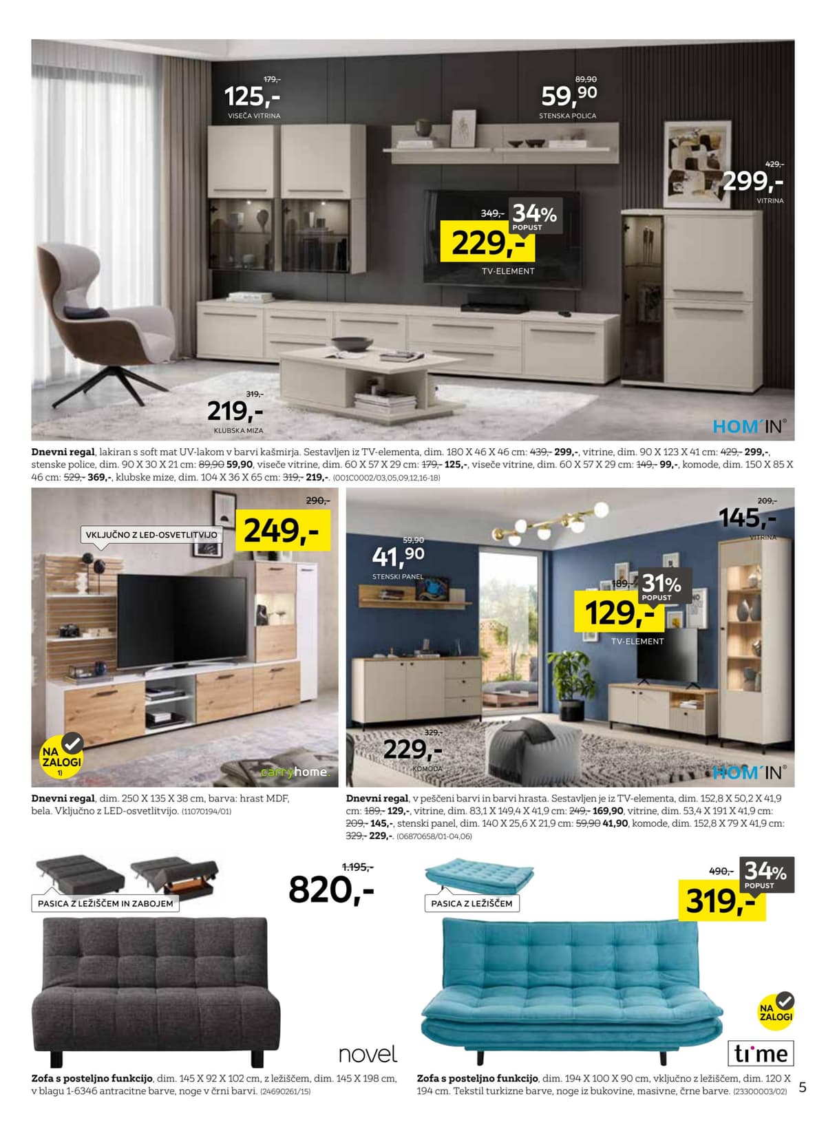 Stran 5. Lesnina kataloga - Sveži Trendi Za Sodoben Dom od 18.02.2026.