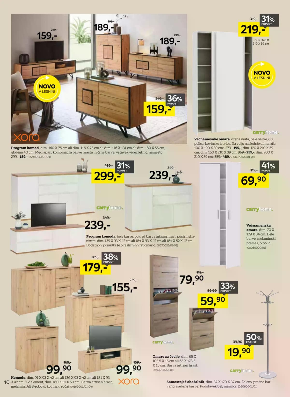 Stran 10. Lesnina kataloga - Specialisti za spanje od 09.03.2026.
