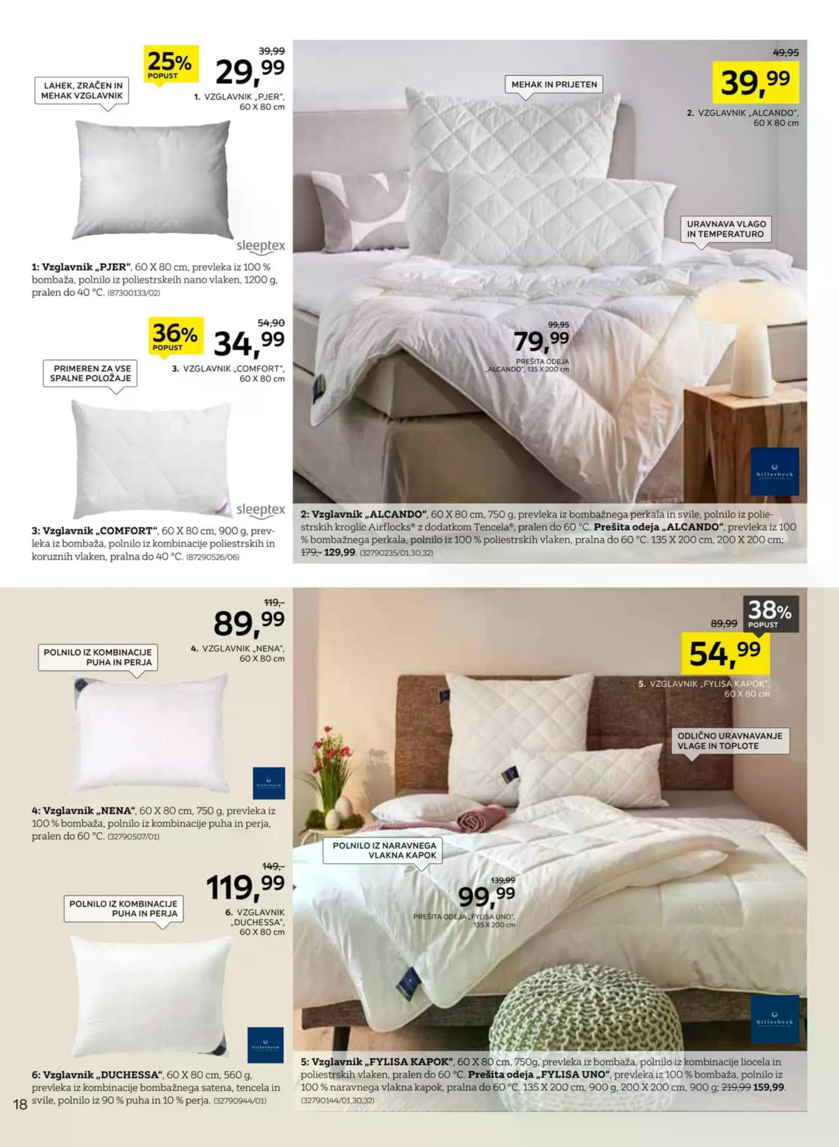 Stran 18. Lesnina kataloga - Specialisti za spanje od 09.03.2026.