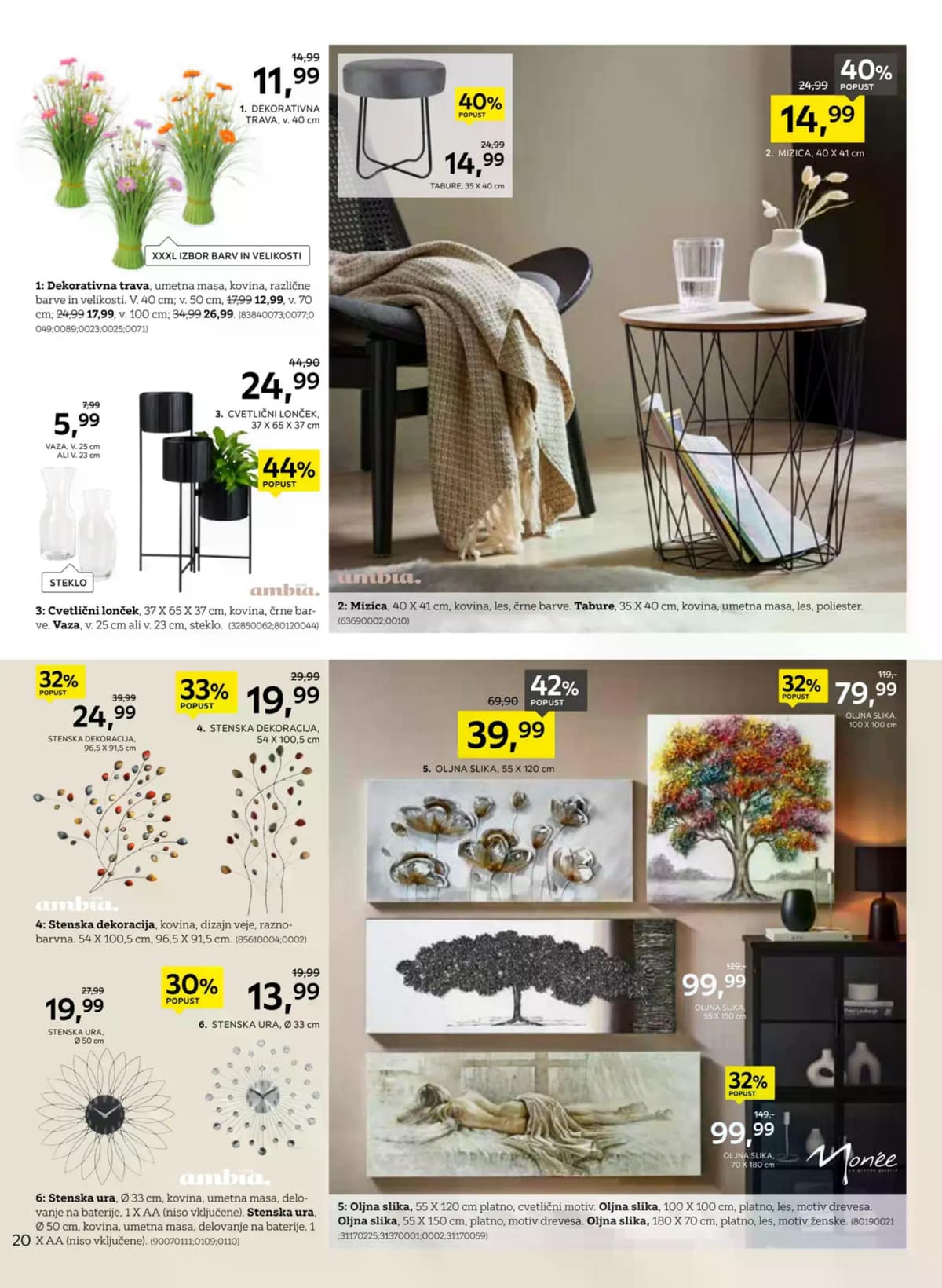 Stran 20. Lesnina kataloga - Specialisti za spanje od 09.03.2026.