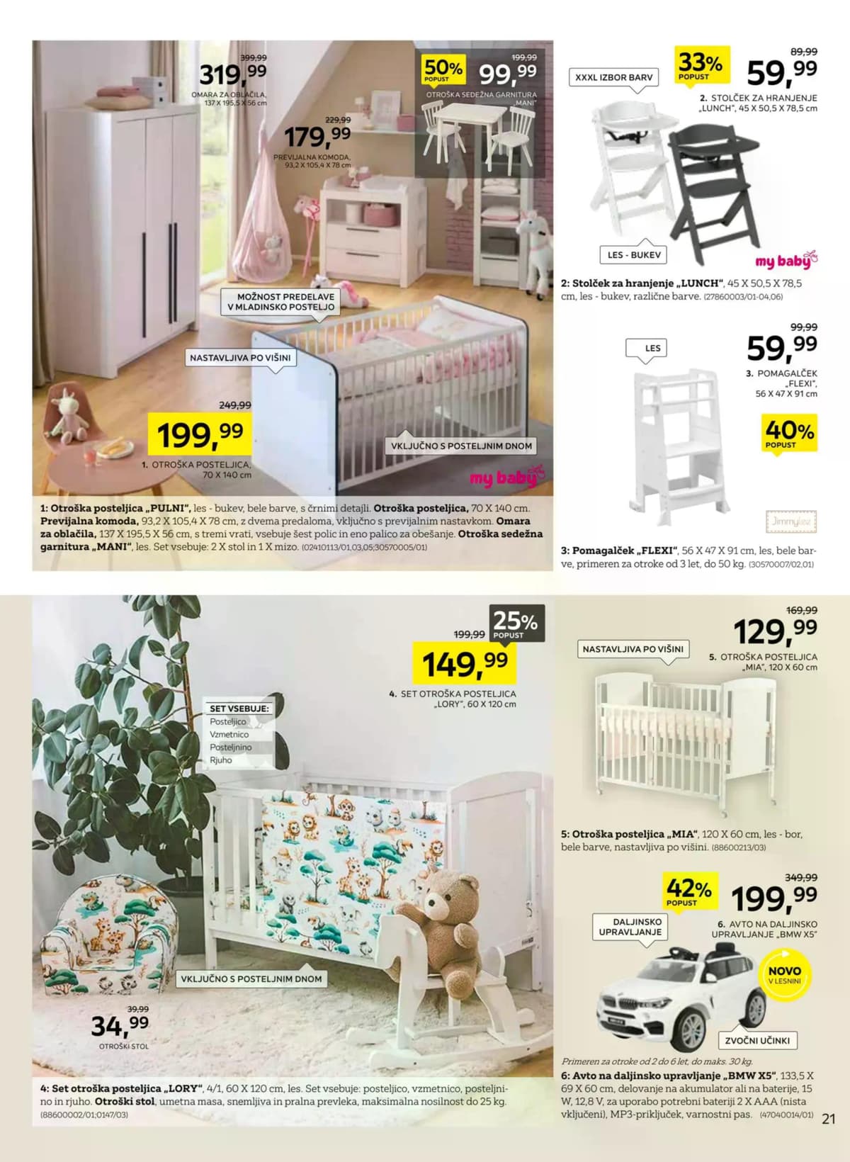 Stran 21. Lesnina kataloga - Specialisti za spanje od 09.03.2026.